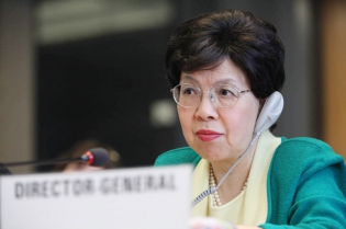  WHA64. Director General, Dr Margaret Chan. 
Photo Pierre Albouy/WHO/2011.