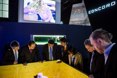  Basel, Switzerland, march 27th, 2014. Baselworld 2014, Concord , Movado Group.